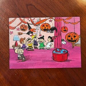 Halloween Peanuts “It’s the Great Pumpkin, Charlie Brown” Themed Art Painting